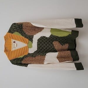 Zara srpls military sweater Size S